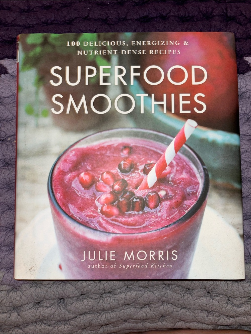 Superfood Smoothies Book - Pink Smoothie Cover by